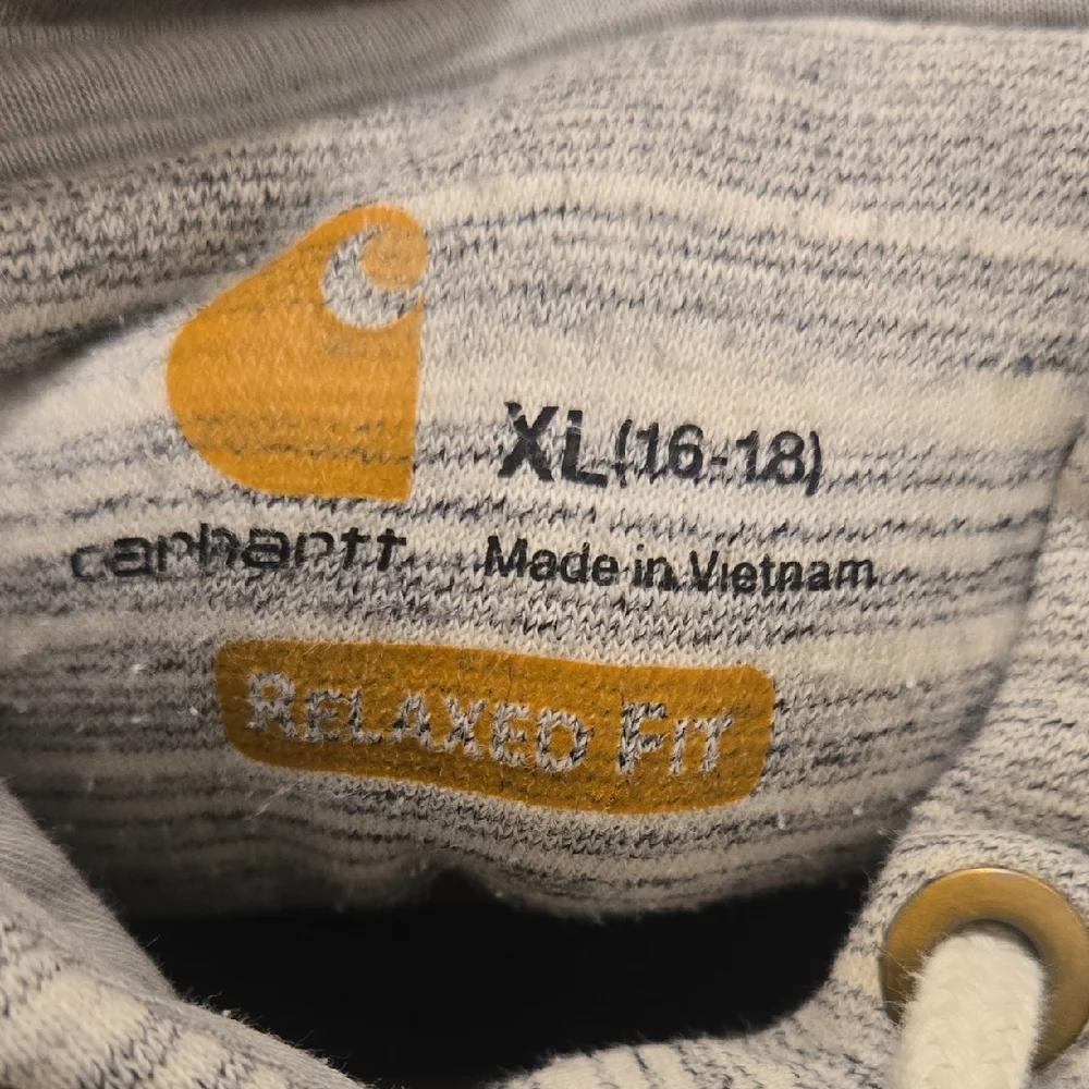 Carhartt Heathered Gray Hoodie - Picture 2 of 10